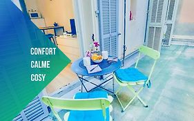 Studio T1 Centre - Ideal Couple & Amis - Confort - Wifi - Calme - Climatisation - Coin Terrasse
